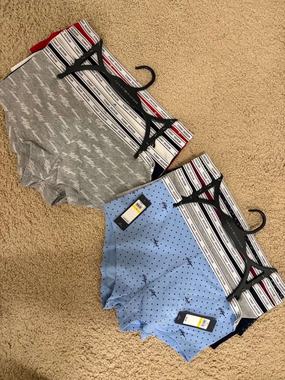 BRAND NEW WITH TAGS NWT TOMMY HILFIGER 2 FIVE PACK BOYSHORT UNDERWEAR